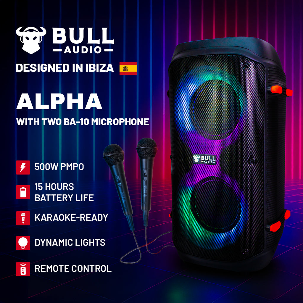 Bull Audio Alpha with 2 Wired Microphones